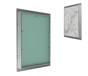 700x1000 mm - Drzwiczki rewizyjne pod płytki - Do ściany GK Uchylne z wnęką do glazury - CERAMIKO (70x100cm)