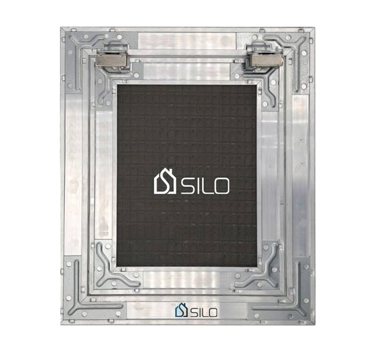 FASADE RIVET 40x50 cm – Elewacyjne Drzwiczki Rewizyjne do Styropianu | UCHYLNE Z SIATKĄ | Do Tynku i Elewacji - obrazek 2