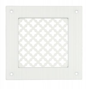 17x17 | Metalowa Kratka Przykręcana ozdobna BIAŁA - KONICZYNA