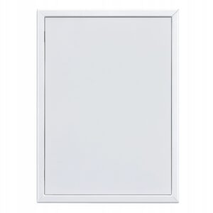 80x80 Metalowe Drzwiczki Rewizyjne | Ściągalne - BIAŁE | do sufitu, ściany, elewacji  800x800 mm MODERN