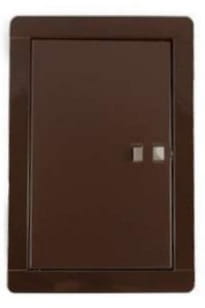 Brązowe drzwiczki kominowe 13x26 rewizyjne wyczystka BRĄZOWY