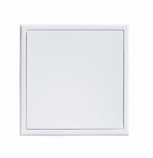 600x600 mm (60x60 cm) Metalowe Drzwiczki Rewizyjne Gładkie | METAL PUSH | Białe