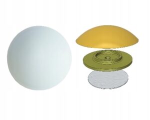 Odbojnik ścienny 60 mm przyklejany BIAŁY