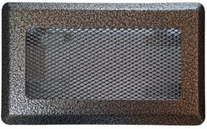 Kratka kominkowa - do kominka 10x20 cm GRAFIT