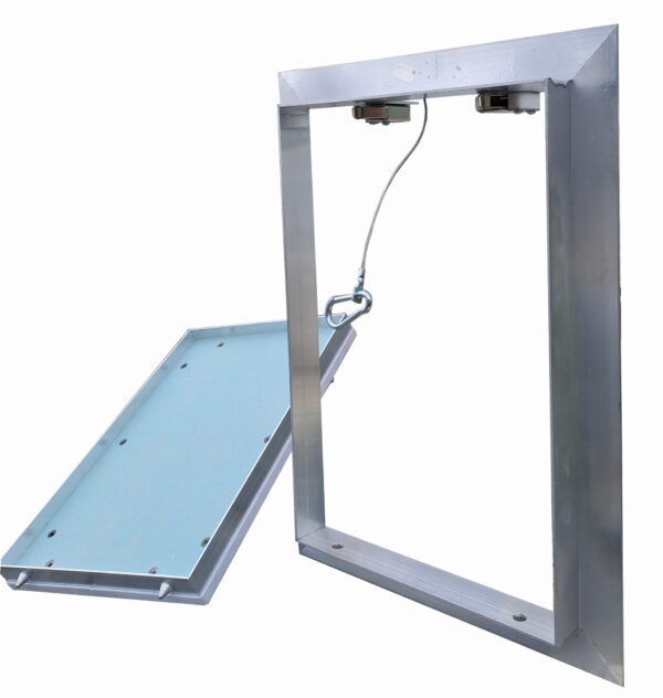 Klapa rewizyjna z wyciąganą ramką 40x80 400x800 i wnęką  pod płytkę  DECO