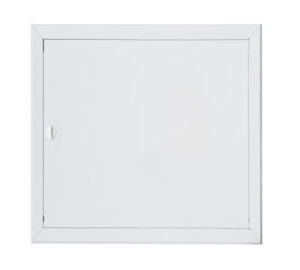 800x800 mm (80x80 cm) Metalowe Drzwiczki Rewizyjne STRONG - Białe, Wyciągane z Pokrętłem| Konstrukcja z Grubej Blachy, Idealne do Domu i na Zewnątrz!