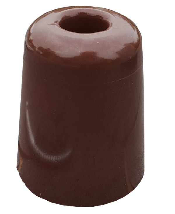 Odbojnik drzwiowy H65 ŚREDNI BRĄZOWY - Przykręcany Ogranicznik