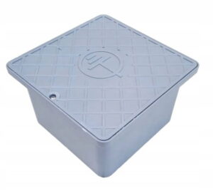 Puszka odgromowa ziemna 170x170x100 Szara Studzienka