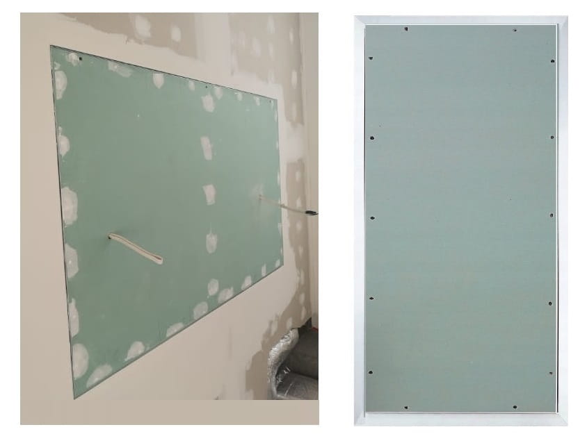 400x1200 mm - Drzwiczki rewizyjne do sufitu i ściany GK Wyciągana Rewizja do malowania- REMO (40x120 cm) - obrazek 2