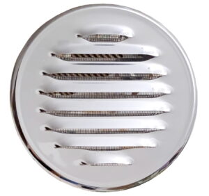 Kratka z kołnierzem okrągła fi150 - nierdzewna Wentylacyjna Kominowa