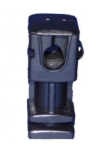 Uchwyt do drutu Wspornik odgromowy - regulowany - WYSOKI- CZARNY