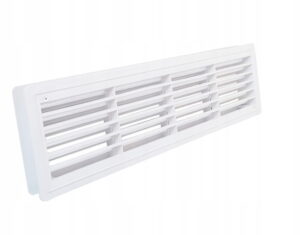 Biała kratka wentylacyjna drzwiowa- do drzwi