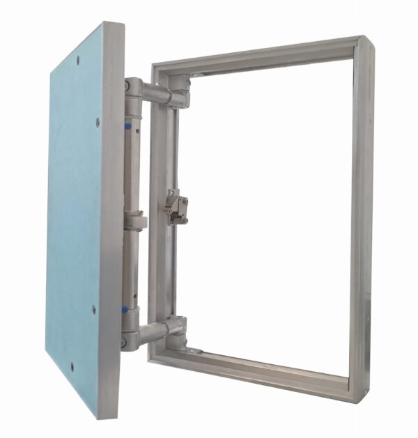 300x300 mm - Drzwiczki rewizyjne pod płytki - Do ściany GK i muru Uchylne z wnęką do glazury Ukryte - CERAMIKO LUX (30x30cm)