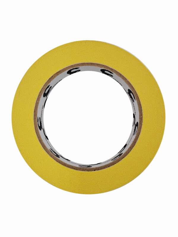 Żółta taśma papierowa malarska 25mm x 50y 25/50 maskująca