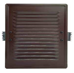 Kratka z łapkami 14X14 BRĄZ RAL 8017 wentylacyjna kominowa