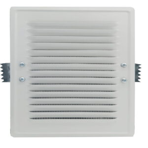 Kratka z łapkami 14x14 BIAŁY RAL 9010 osłona wentylacyjna kominowa