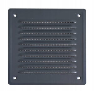 Kratka przykręcana 20x20 GRAFIT RAL7016 osłona wentylacyjna kominowa