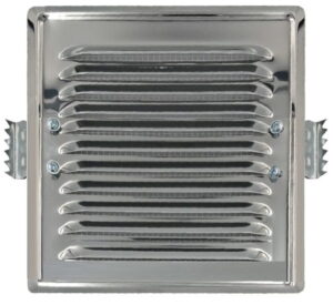 Kratka z łapkami 14X14 STAL NIERDZEWNA wentylacyjna kominowa