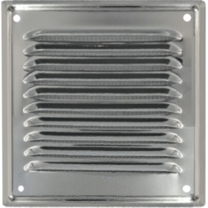 Kratka przykręcana 14x14 STAL NIERDZEWNA INOX osłona wentylacyjna kominowa