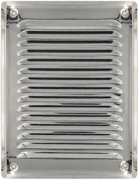 Kratka przykręcana 14x21 STAL NIERDZEWNA INOX wentylacyjna kominowa