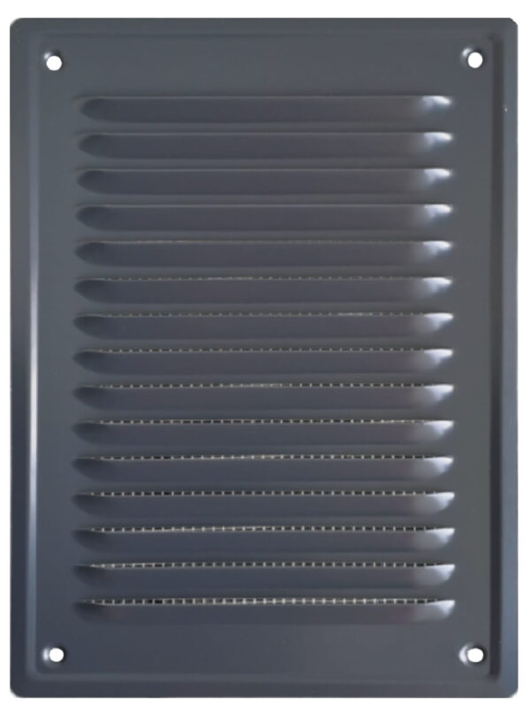 Kratka przykręcana 14x21 JASNY GRAFIT RAL 7016 wentylacyjna kominowa