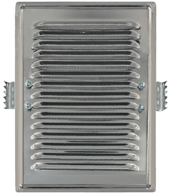Kratka z łapkami 14X21 STAL NIERDZEWNA INOX wentylacyjna kominowa