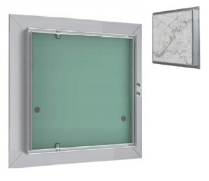 150x150 mm - Drzwiczki rewizyjne pod płytki - Do ściany GK Uchylne z wnęką do glazury - CERAMIKO (15x15cm)