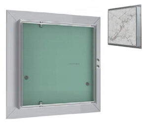 500x500 mm - Drzwiczki rewizyjne pod płytki - Do ściany GK Uchylne z wnęką do glazury - CERAMIKO (50x50cm)